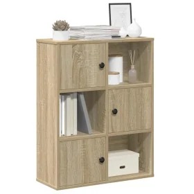 Estantería madera de ingeniería roble sonoma 60x24x76,5 cm by , Bookcases and shelves - Ref: Foro24-860384, Price: 68,39 €, D...