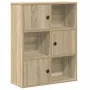 Estantería madera de ingeniería roble sonoma 60x24x76,5 cm de , Librerías y estanterías - Ref: Foro24-860384, Precio: 68,39 €...