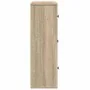 Estantería madera de ingeniería roble sonoma 60x24x76,5 cm de , Librerías y estanterías - Ref: Foro24-860384, Precio: 68,39 €...