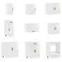Mueble cocina Kalmar blanco brillo 14 pzas madera contrachapada von , Küchenschränke - Ref: Foro24-3314973, Preis: 1,00 €, Ra...