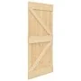 Puerta corredera con herrajes madera maciza de pino 80x210 cm by , Doors - Ref: Foro24-3332637, Price: 232,05 €, Discount: %