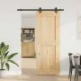 Puerta corredera con herrajes madera maciza de pino 85x210 cm by , Doors - Ref: Foro24-3332726, Price: 192,56 €, Discount: %