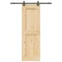 Puerta corredera con herrajes madera maciza de pino 70x210 cm de , Puertas - Ref: Foro24-3332724, Precio: 169,75 €, Descuento: %