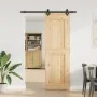 Puerta corredera con herrajes madera maciza de pino 70x210 cm de , Puertas - Ref: Foro24-3332724, Precio: 169,75 €, Descuento: %