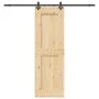 Puerta corredera con herrajes madera maciza de pino 70x210 cm von , Türen - Ref: Foro24-3332730, Preis: 183,93 €, Rabatt: %