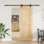 Puerta corredera con herrajes madera maciza de pino 85x210 cm by , Doors - Ref: Foro24-3332732, Price: 208,86 €, Discount: %