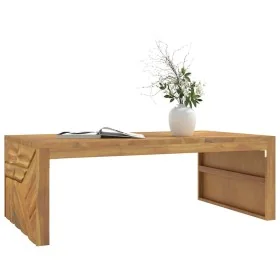 Mesa de centro madera maciza de teca 110x60x38 cm by , Coffee table - Ref: Foro24-4009315, Price: 131,04 €, Discount: %