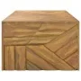 Mesa de centro madera maciza de teca 110x60x38 cm by , Coffee table - Ref: Foro24-4009315, Price: 131,04 €, Discount: %