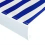 Toldo de lona azul y blanco 450x300 cm de , Toldos - Ref: Foro24-145713, Precio: 98,86 €, Descuento: %