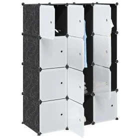 Organizador cubos de almacenamiento 12cubos varillas colgar PP by , Clothing and closet storage - Ref: Foro24-4019582, Price:...