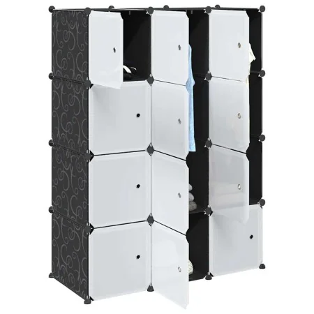 Organizador cubos de almacenamiento 12cubos varillas colgar PP von , Aufbewahrung von Kleidung und Schränken - Ref: Foro24-40...