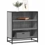 Aparador madera ingeniería y metal gris Sonoma 68x35x76 cm by , Sideboards - Ref: Foro24-848977, Price: 80,11 €, Discount: %