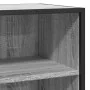 Aparador madera ingeniería y metal gris Sonoma 68x35x76 cm by , Sideboards - Ref: Foro24-848977, Price: 80,11 €, Discount: %