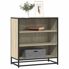 Aparador madera ingeniería y metal roble Sonoma 68x35x76 cm de , Aparadores - Ref: Foro24-848975, Precio: 85,12 €, Descuento: %