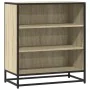 Aparador madera ingeniería y metal roble Sonoma 68x35x76 cm von , Sideboards - Ref: Foro24-848975, Preis: 77,79 €, Rabatt: %