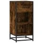 Aparador madera ingeniería y metal roble ahumado 35,5x35x76 cm von , Sideboards - Ref: Foro24-848956, Preis: 55,88 €, Rabatt: %