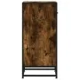 Aparador madera ingeniería y metal roble ahumado 35,5x35x76 cm von , Sideboards - Ref: Foro24-848956, Preis: 55,88 €, Rabatt: %