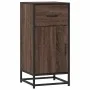 Aparador madera ingeniería y metal marrón roble 35,5x35x76 cm de , Aparadores - Ref: Foro24-848963, Precio: 62,77 €, Descuent...