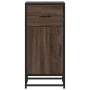 Aparador madera ingeniería y metal marrón roble 35,5x35x76 cm de , Aparadores - Ref: Foro24-848963, Precio: 62,77 €, Descuent...