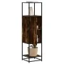 Aparador alto madera de ingeniería y metal 35,5x35x139 cm von , Sideboards - Ref: Foro24-849036, Preis: 72,95 €, Rabatt: %