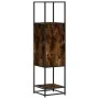 Aparador alto madera de ingeniería y metal 35,5x35x139 cm von , Sideboards - Ref: Foro24-849036, Preis: 72,95 €, Rabatt: %