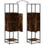 Aparador alto madera de ingeniería y metal 35,5x35x139 cm von , Sideboards - Ref: Foro24-849036, Preis: 72,95 €, Rabatt: %