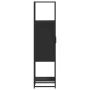 Aparador alto madera de ingeniería y metal 35,5x35x139 cm by , Sideboards - Ref: Foro24-849034, Price: 78,32 €, Discount: %