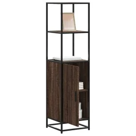 Aparador alto madera ingeniería marrón roble 35,5x35x139cm von , Sideboards - Ref: Foro24-849048, Preis: 87,97 €, Rabatt: %