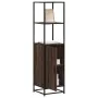 Aparador alto madera ingeniería marrón roble 35,5x35x139cm by , Sideboards - Ref: Foro24-849048, Price: 87,97 €, Discount: %