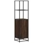 Aparador alto madera ingeniería marrón roble 35,5x35x139cm by , Sideboards - Ref: Foro24-849048, Price: 87,97 €, Discount: %