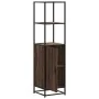 Aparador alto madera ingeniería marrón roble 35,5x35x139cm by , Sideboards - Ref: Foro24-849048, Price: 87,97 €, Discount: %