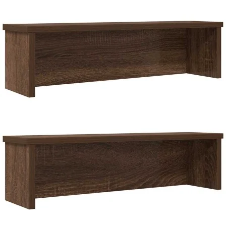 Estantes de cocina apilables 2 uds roble marrón 50x15x16 cm von , Behälter für Küchenutensilien - Ref: Foro24-860494, Preis: ...