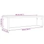 Estantería cocina apilable madera ingeniería roble ahumado von , Behälter für Küchenutensilien - Ref: Foro24-860489, Preis: 1...