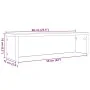 Estantería cocina apilable madera ingeniería roble ahumado von , Behälter für Küchenutensilien - Ref: Foro24-860507, Preis: 2...
