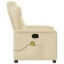 Sillón de masaje reclinable de tela crema by , Armchairs - Ref: Foro24-4015594, Price: 216,98 €, Discount: %