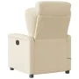 Sillón de masaje reclinable de tela crema by , Armchairs - Ref: Foro24-4015594, Price: 216,98 €, Discount: %