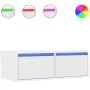 Mueble de TV con luces LED blanco 75x35,5x25 cm von , TV-Möbel - Ref: Foro24-860229, Preis: 66,56 €, Rabatt: %