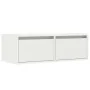 Mueble de TV con luces LED blanco 75x35,5x25 cm von , TV-Möbel - Ref: Foro24-860229, Preis: 66,56 €, Rabatt: %