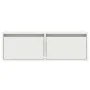 Mueble de TV con luces LED blanco 75x35,5x25 cm von , TV-Möbel - Ref: Foro24-860229, Preis: 66,56 €, Rabatt: %