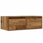 Mueble de TV con luces LED envejecida 75x35,5x25 cm de , Muebles TV - Ref: Foro24-860236, Precio: 69,53 €, Descuento: %