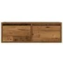 Mueble de TV con luces LED envejecida 75x35,5x25 cm de , Muebles TV - Ref: Foro24-860236, Precio: 69,53 €, Descuento: %
