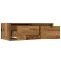 Mueble de TV con luces LED envejecida 75x35,5x25 cm de , Muebles TV - Ref: Foro24-860236, Precio: 69,53 €, Descuento: %