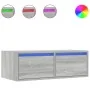 Mueble de TV con luces LED sonoma gris 75x35,5x25 cm by , TV Furniture - Ref: Foro24-860234, Price: 71,58 €, Discount: %
