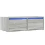 Mueble de TV con luces LED sonoma gris 75x35,5x25 cm by , TV Furniture - Ref: Foro24-860234, Price: 71,58 €, Discount: %