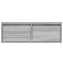 Mueble de TV con luces LED sonoma gris 75x35,5x25 cm by , TV Furniture - Ref: Foro24-860234, Price: 71,58 €, Discount: %