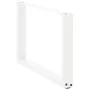 Patas de mesa de centro forma U 2uds acero blanco 60x(42-43) cm de , Patas para mesas - Ref: Foro24-4013161, Precio: 59,82 €,...