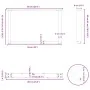Patas de mesa de centro forma U 2uds acero blanco 60x(42-43) cm de , Patas para mesas - Ref: Foro24-4013161, Precio: 59,82 €,...