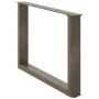 Patas para mesa de centro en forma de U 2 uds antracita acero by , Table legs - Ref: Foro24-4013163, Price: 58,48 €, Discount: %