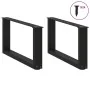 Patas de mesa de centro forma U 2uds acero negro 60x(30-31) cm von , Tischbeine - Ref: Foro24-4013140, Preis: 67,18 €, Rabatt: %