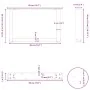 Patas de mesa de centro forma U 2uds acero blanco 50x(30-31) cm de , Patas para mesas - Ref: Foro24-4013137, Precio: 52,70 €,...